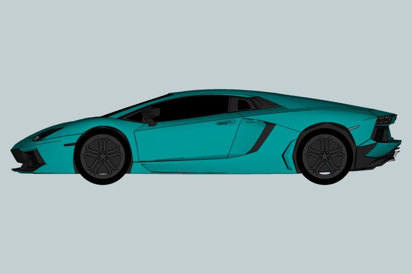 Lamborghini - Modelado 3D 1