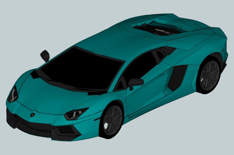 Lamborghini - Modelado 3D 4