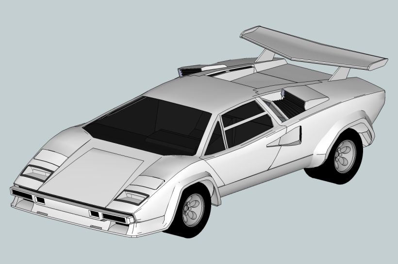 Lamborghini - Modelado 3D 8