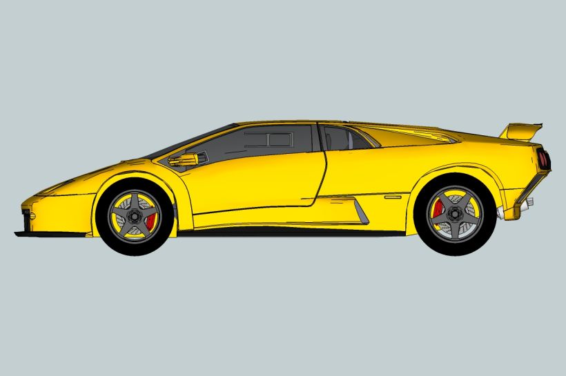 Lamborghini - Modelado 3D 9
