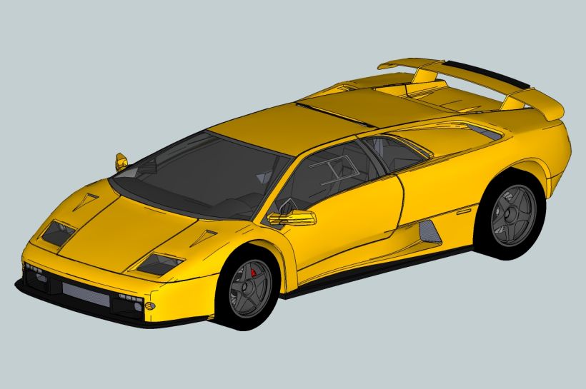 Lamborghini - Modelado 3D 10