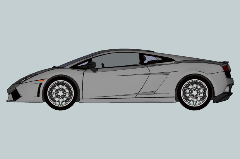Lamborghini - Modelado 3D 11