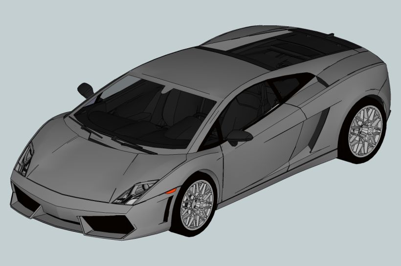 Lamborghini - Modelado 3D 12