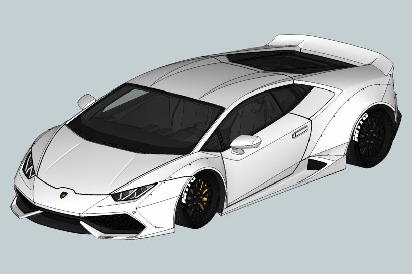 Lamborghini - Modelado 3D 14