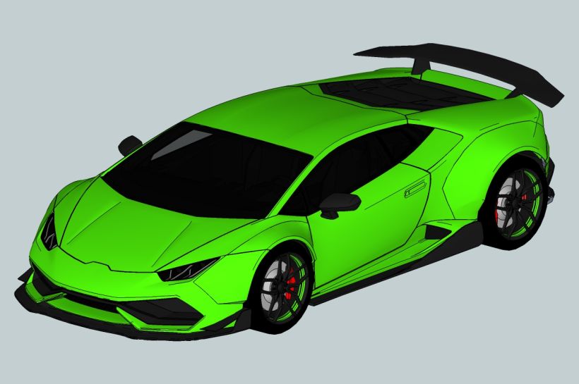Lamborghini - Modelado 3D 16