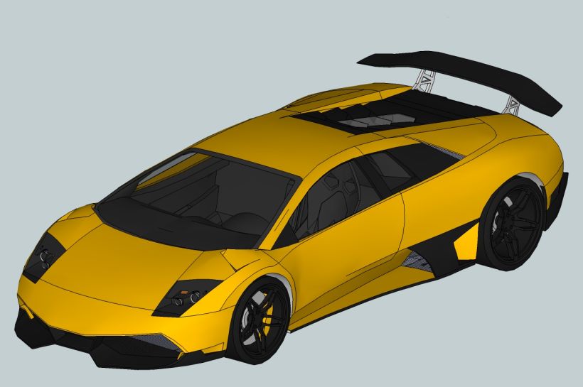 Lamborghini - Modelado 3D 18