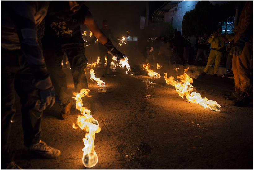Bolas de fuego en Nejapa. El Salvador 0
