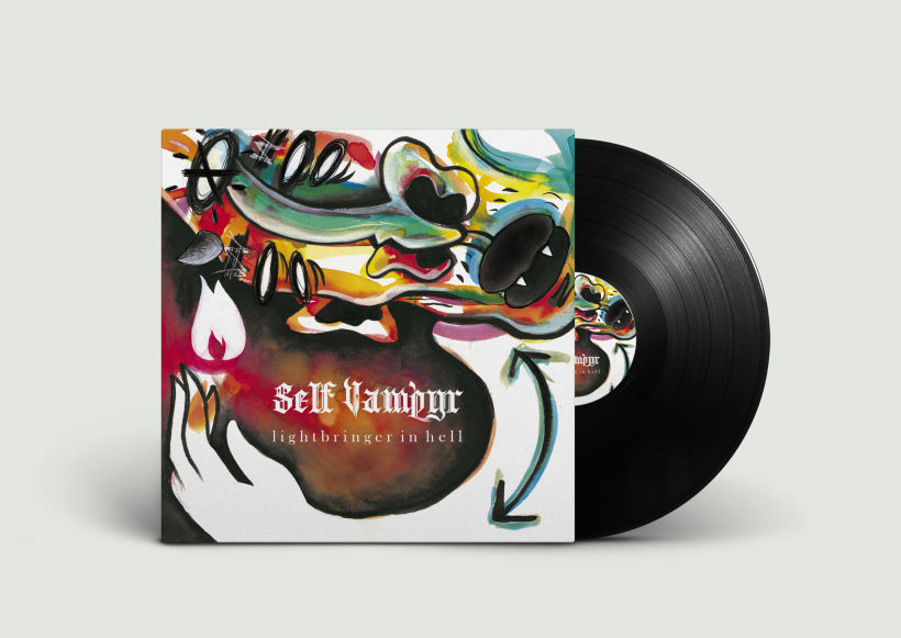 Portada del single "Lightbringer in Hell" para "Self-Vampyr" 0