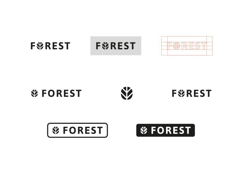FOREST, diseño de identidad gráfica y marca 2