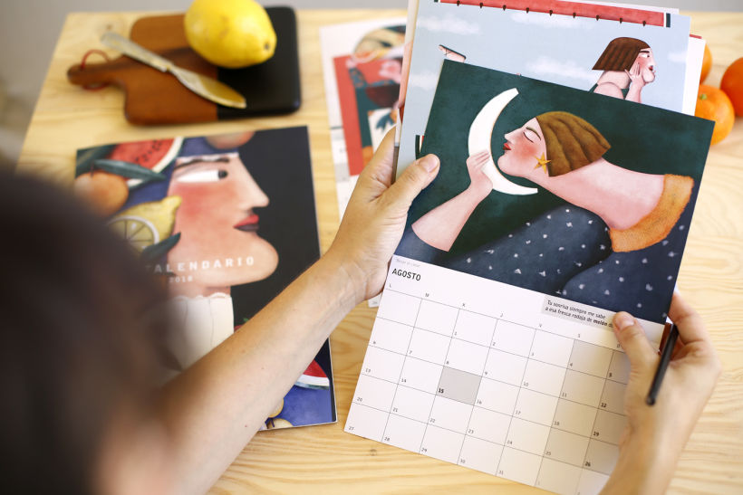 Calendario ilustrado 2018 - Illustrated calendar 2018 3