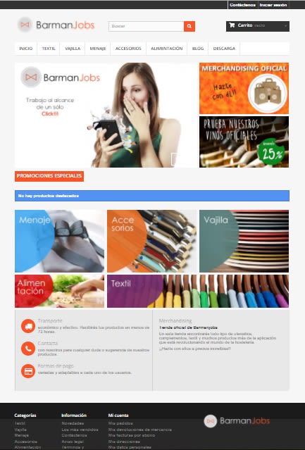 Tienda Online para la app BarmanJobs -1