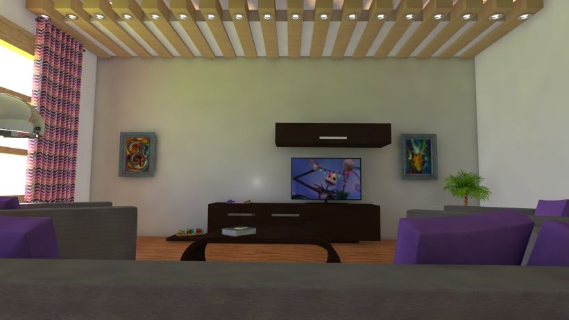 Habitación realista en 3D 0