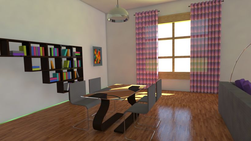 Habitación realista en 3D 1