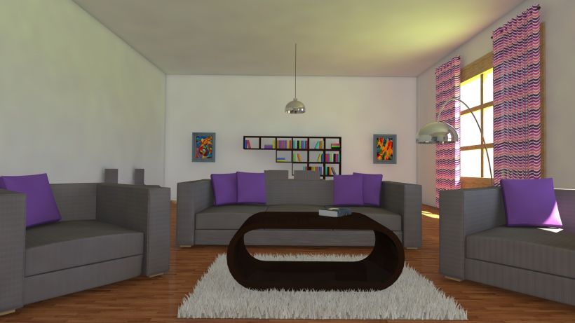 Habitación realista en 3D 2