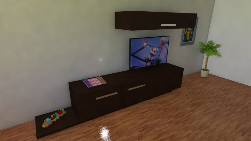 Habitación realista en 3D 3