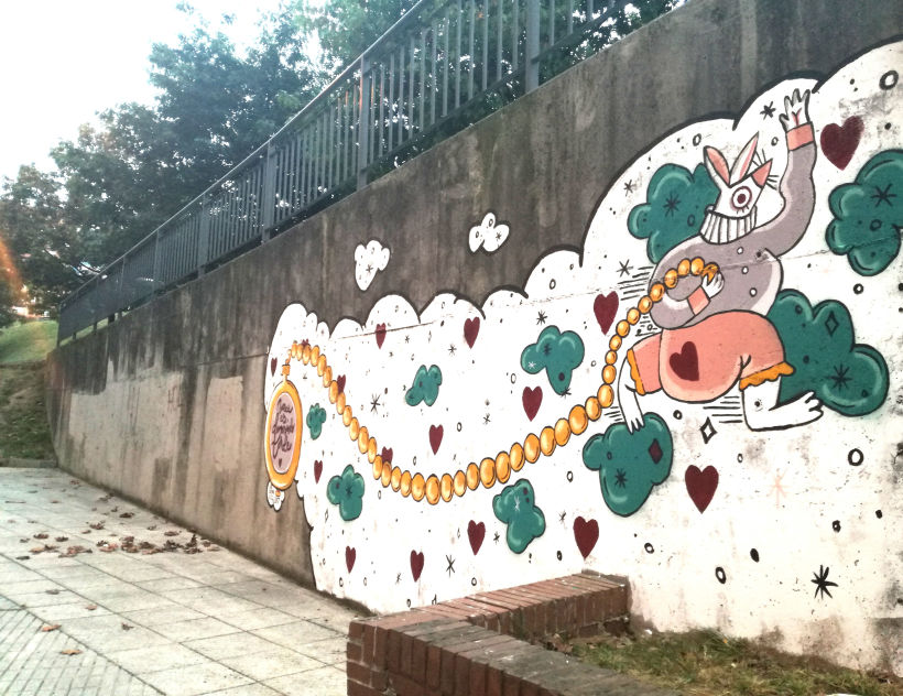 Mural "Nunca es demasiado tarde" para Parees Fest Oviedo 1