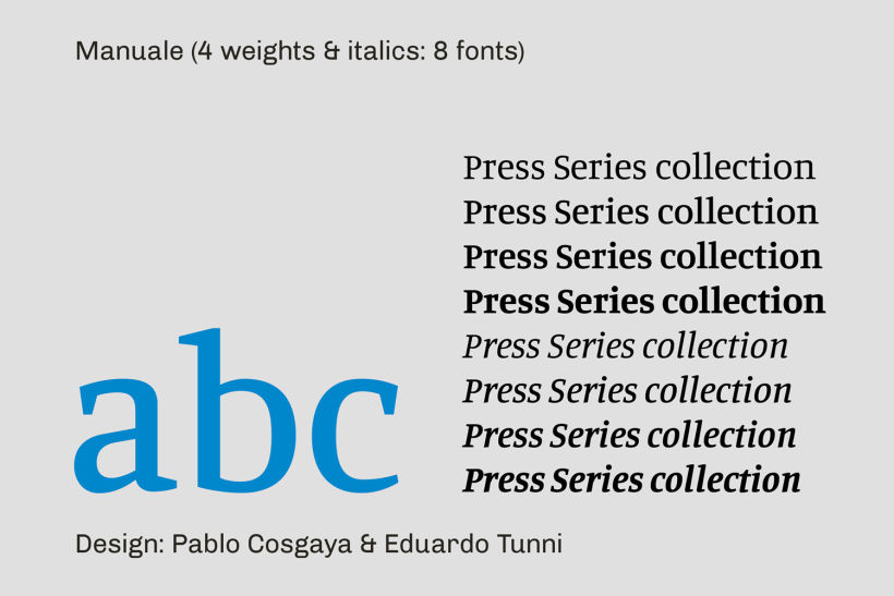 Press Series, las tipografías libres de Omnibus-Type 8