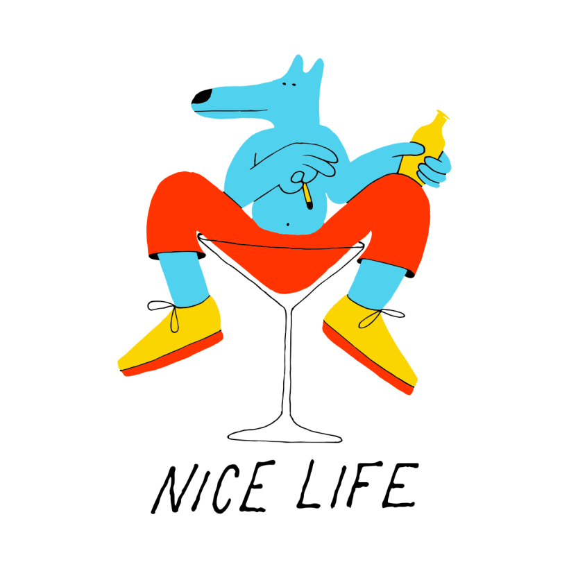 Nice Life T-shirt, Everpress, UK 0