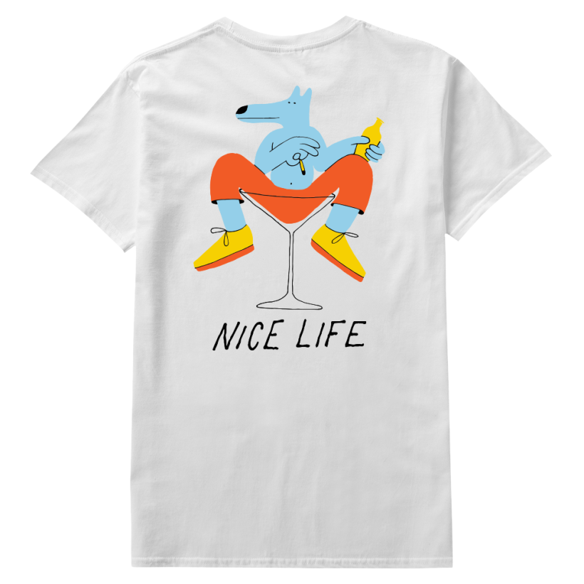 Nice Life T-shirt, Everpress, UK 1