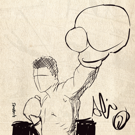 Ilustración Muhammad Ali  0