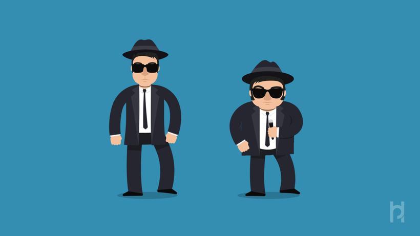 The Blues Brothers loop animation 0