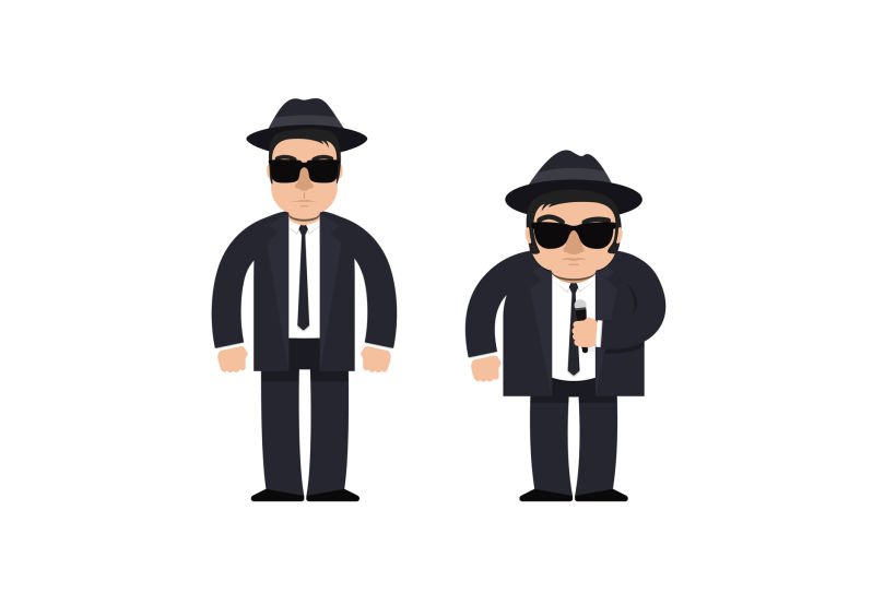 The Blues Brothers loop animation 2