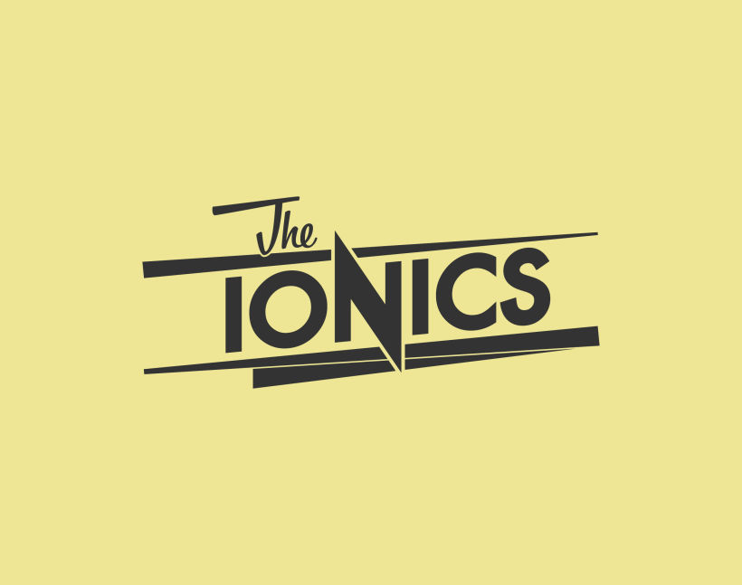 THE IONICS · Logo Design 2
