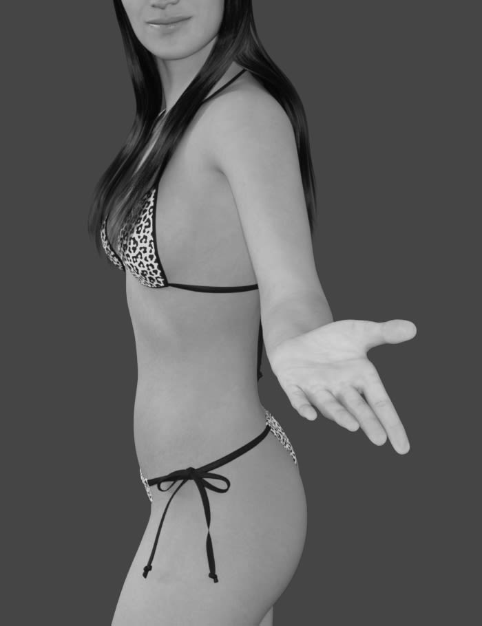 Female 3D model 0