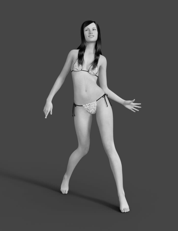 Female 3D model 7