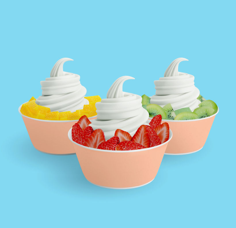 Soft ice cream / Helado suave 3d 3