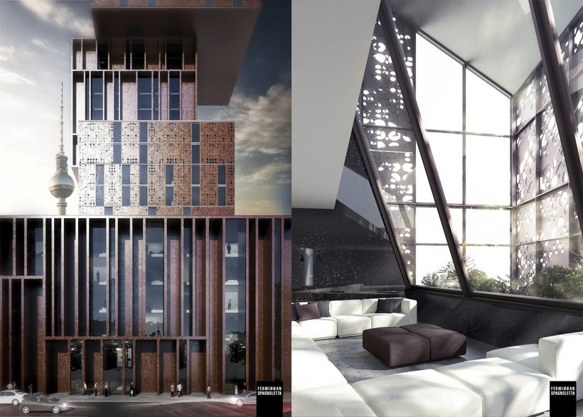 Kaleydoscope Hotel in Berlin | FERMINNAN + SPAGNOLETTA Architects 2
