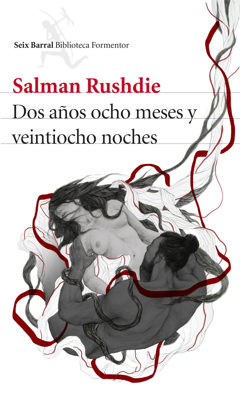Cubierta ilustrada: Dos años, ocho meses y veintiocho noches de S. Rushdie 0