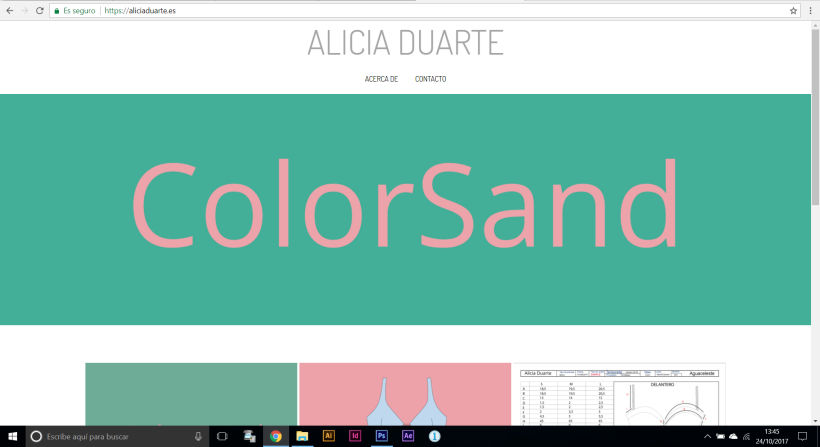 Mi Proyecto del curso: Creación de una web profesional con WordPress: Alicia Duarte 1