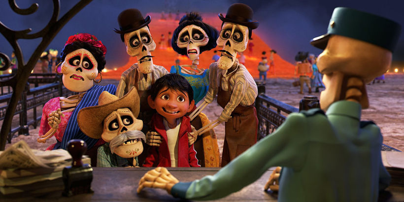 Un fragmento de 'Coco', la película de Pixar del Día de Muertos.