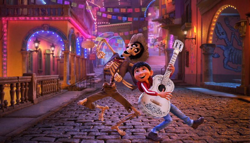 Un fragmento de 'Coco', la película de Pixar del Día de Muertos.