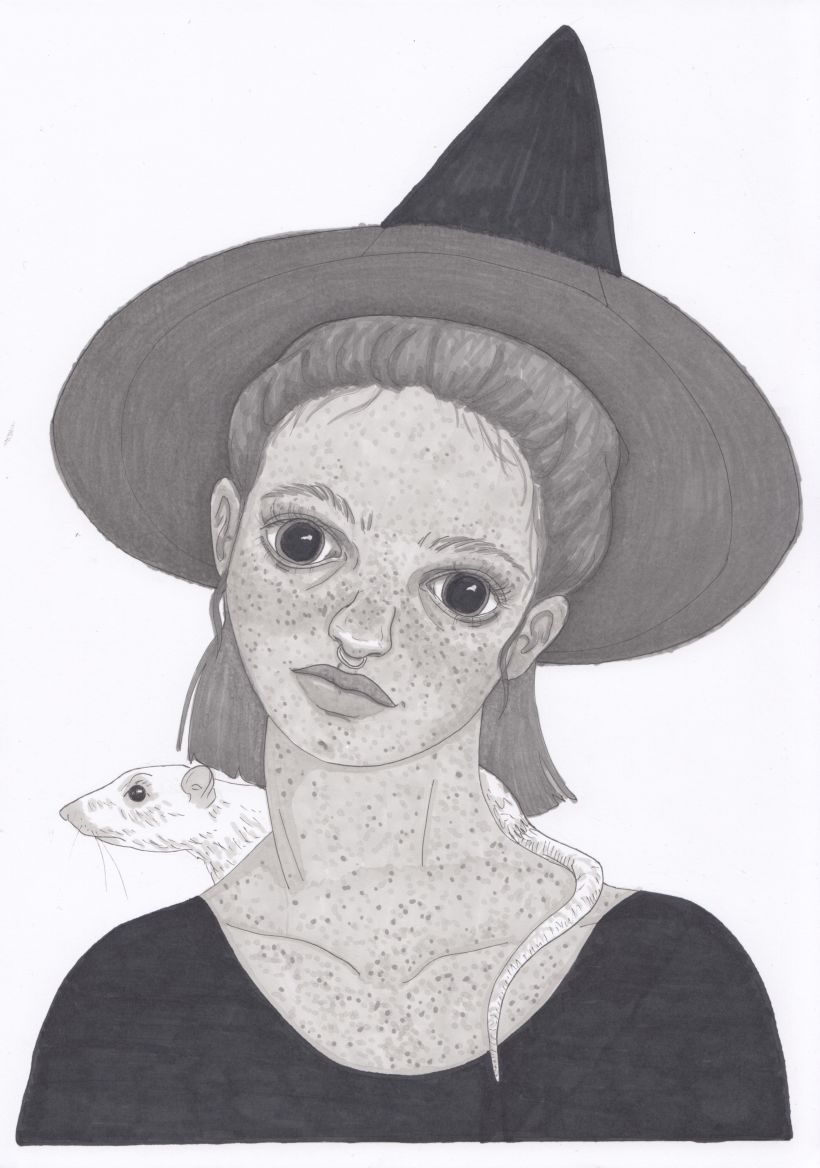 Mi aportación al fanzine Season of the Witch de The Ayeayes 1