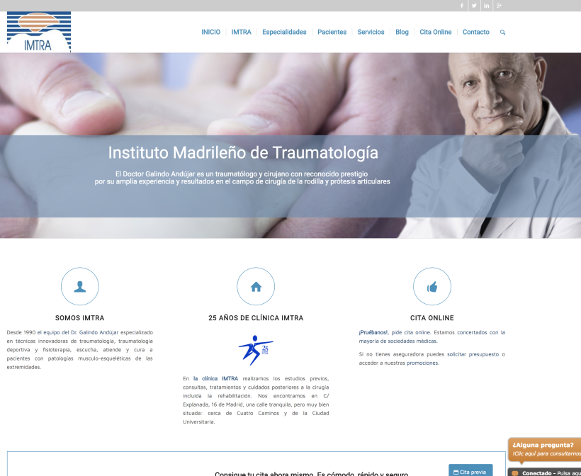 IMTRA, Instituto Madrileño de Traumatología -1