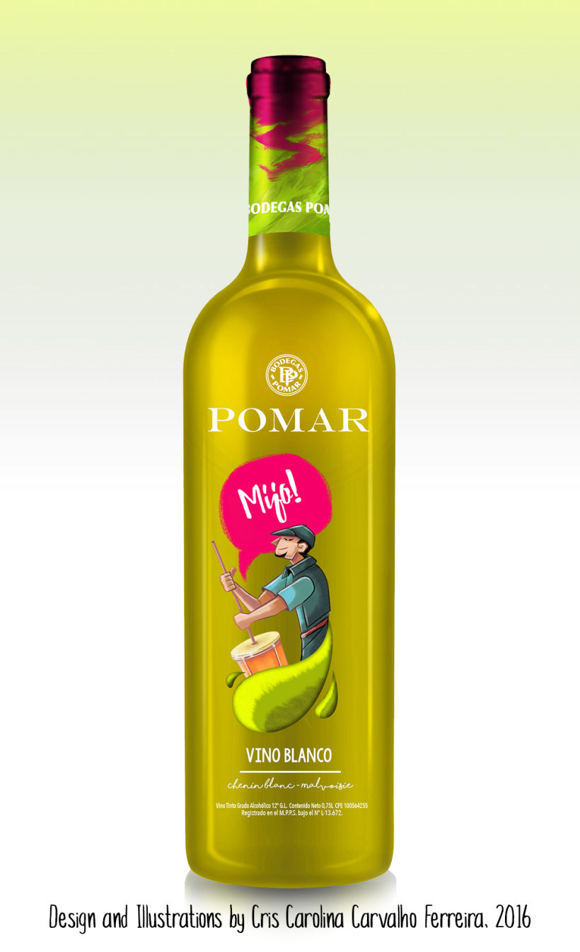 Illustrated Branding: Varietales Pomar 3