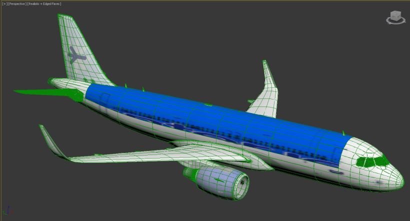 Interjet - Low poly airplanes 10