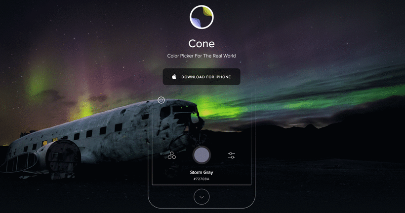 'Cone', una app para capturar los colores de la vida real 1