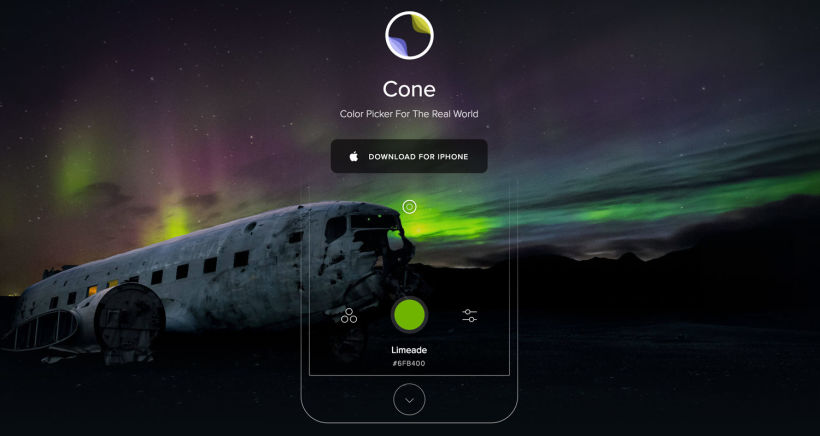 'Cone', una app para capturar los colores de la vida real 5