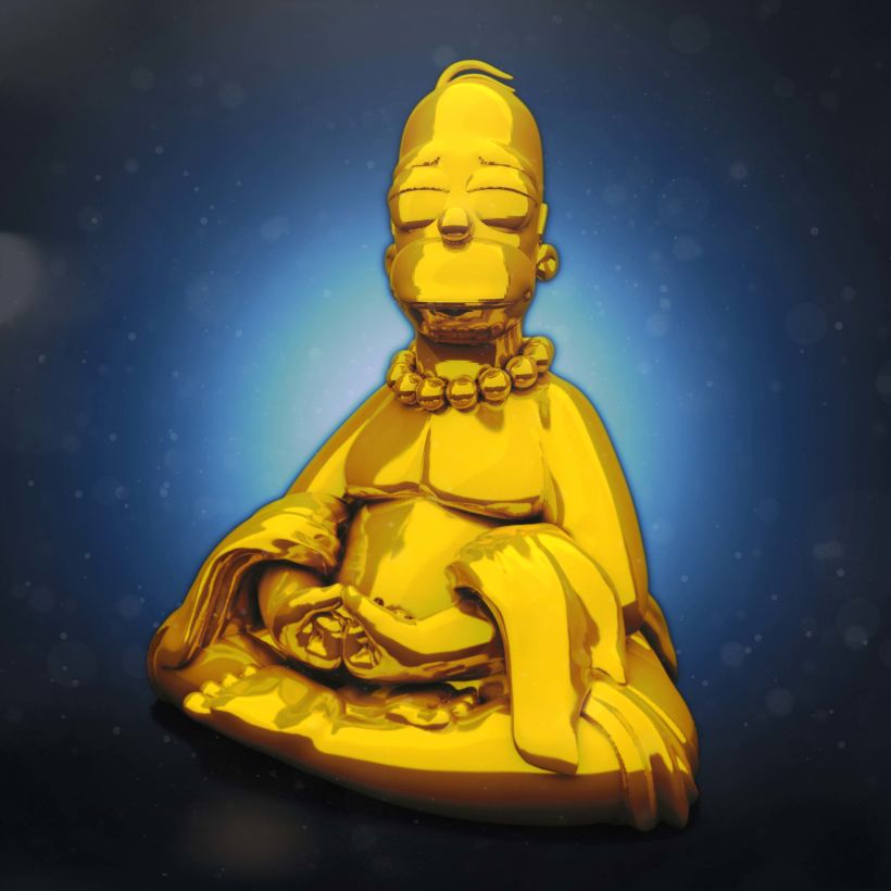 Buddha Homer -1