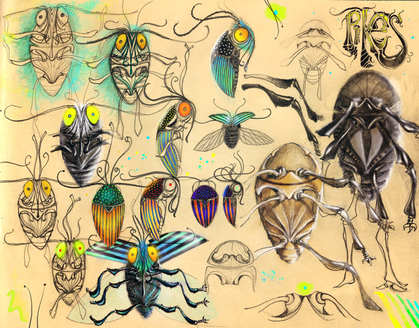 'The Inksect', la secta de insectos ilustrados 8
