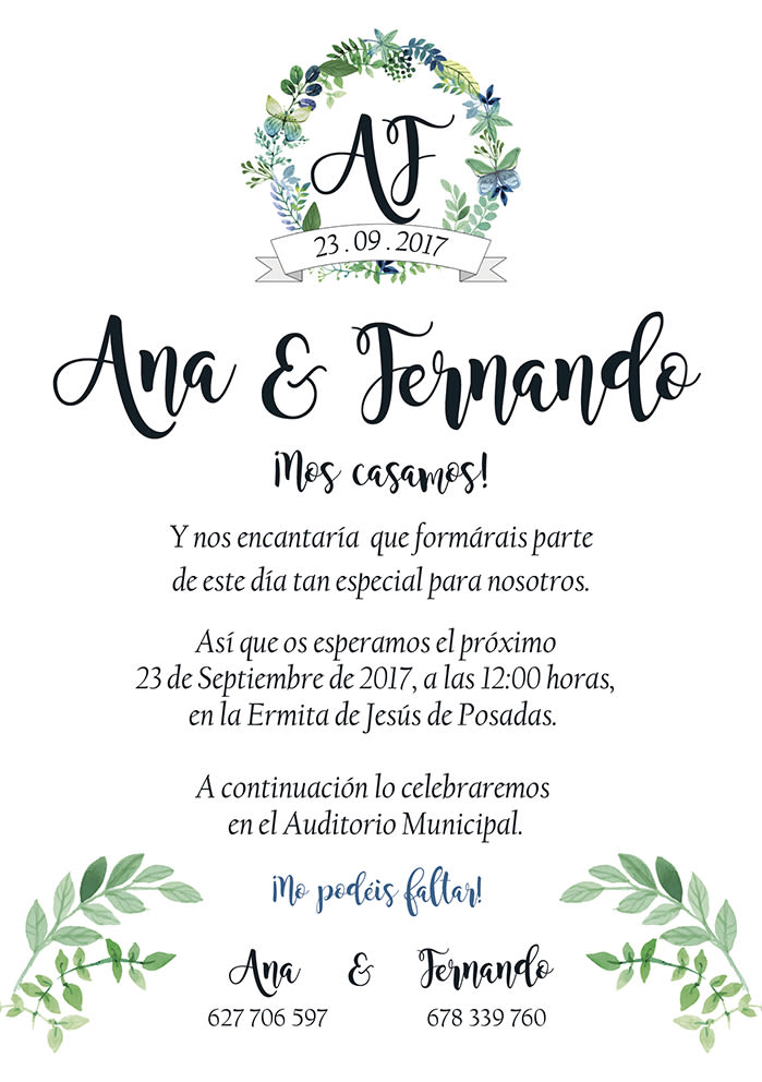 Invitación de boda -1
