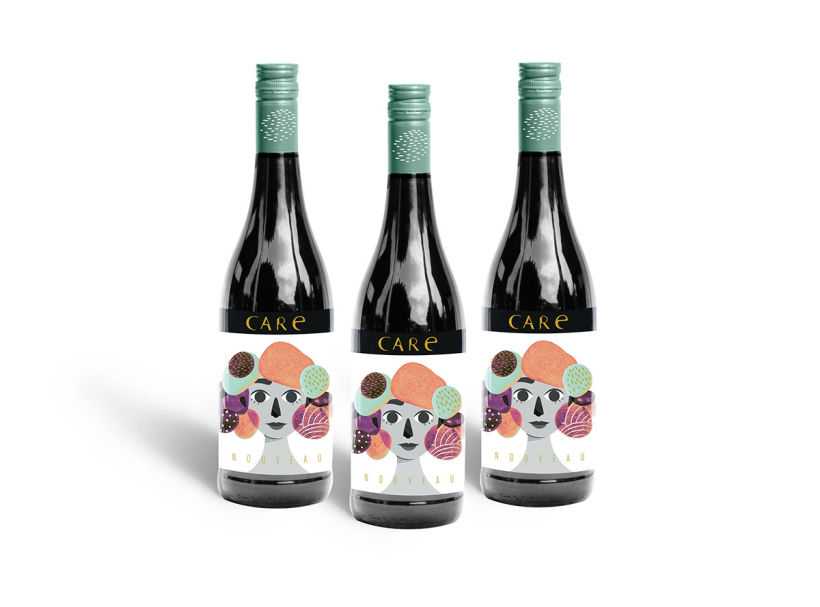 Care Nouveau - Wine Label 3