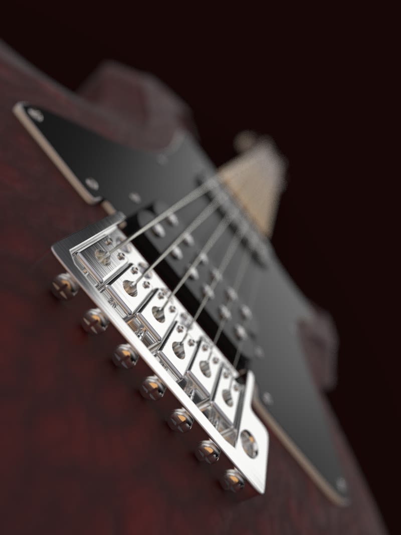 Diseño original de guitarra "El Toro" 2