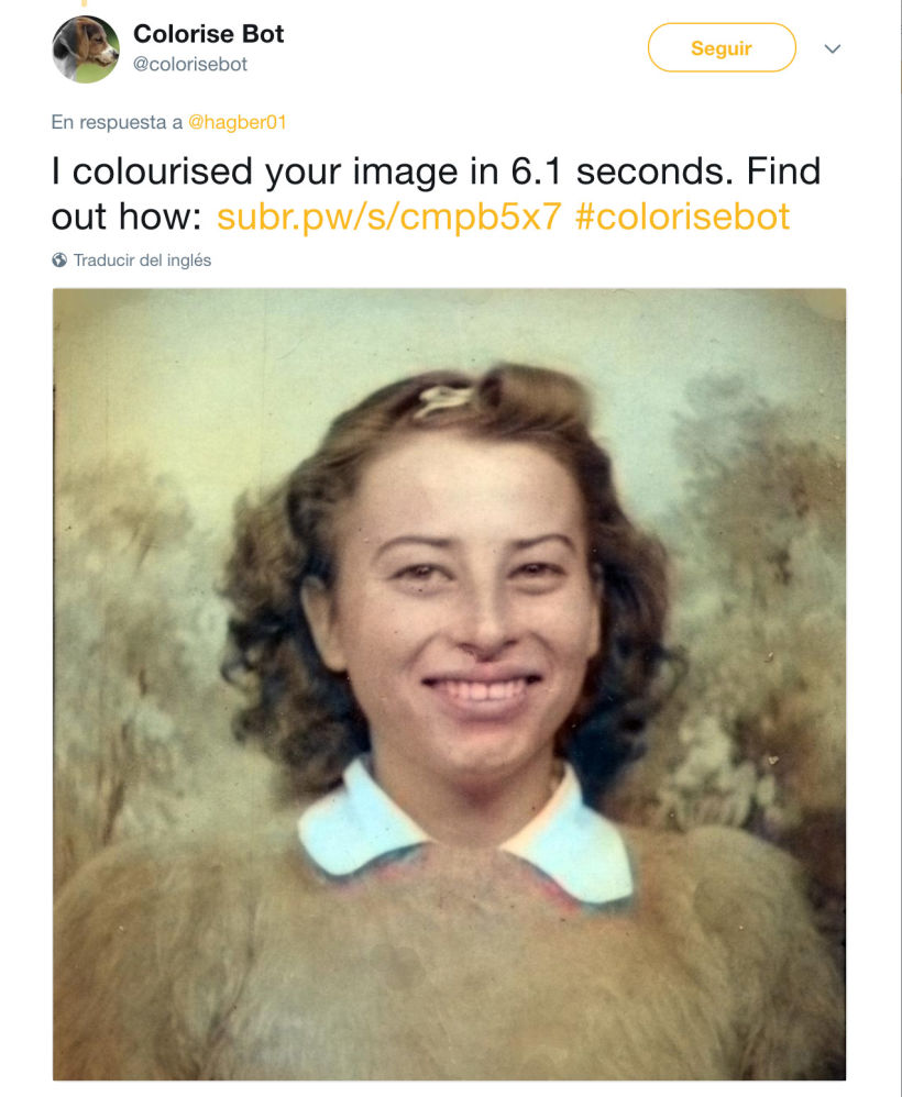 Un bot de Twitter que colorea tus fotos en blanco y negro 3