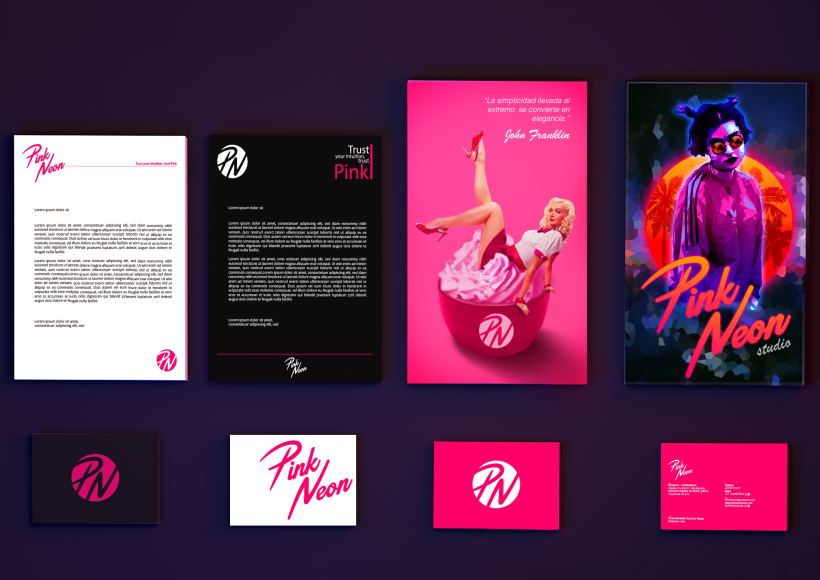 Pink Neon Studio. Proyecto Freelance. 4