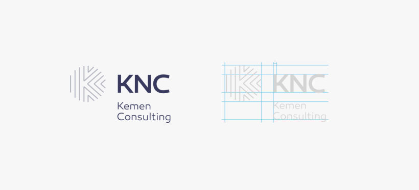 Logo and brand image - KNC. 2