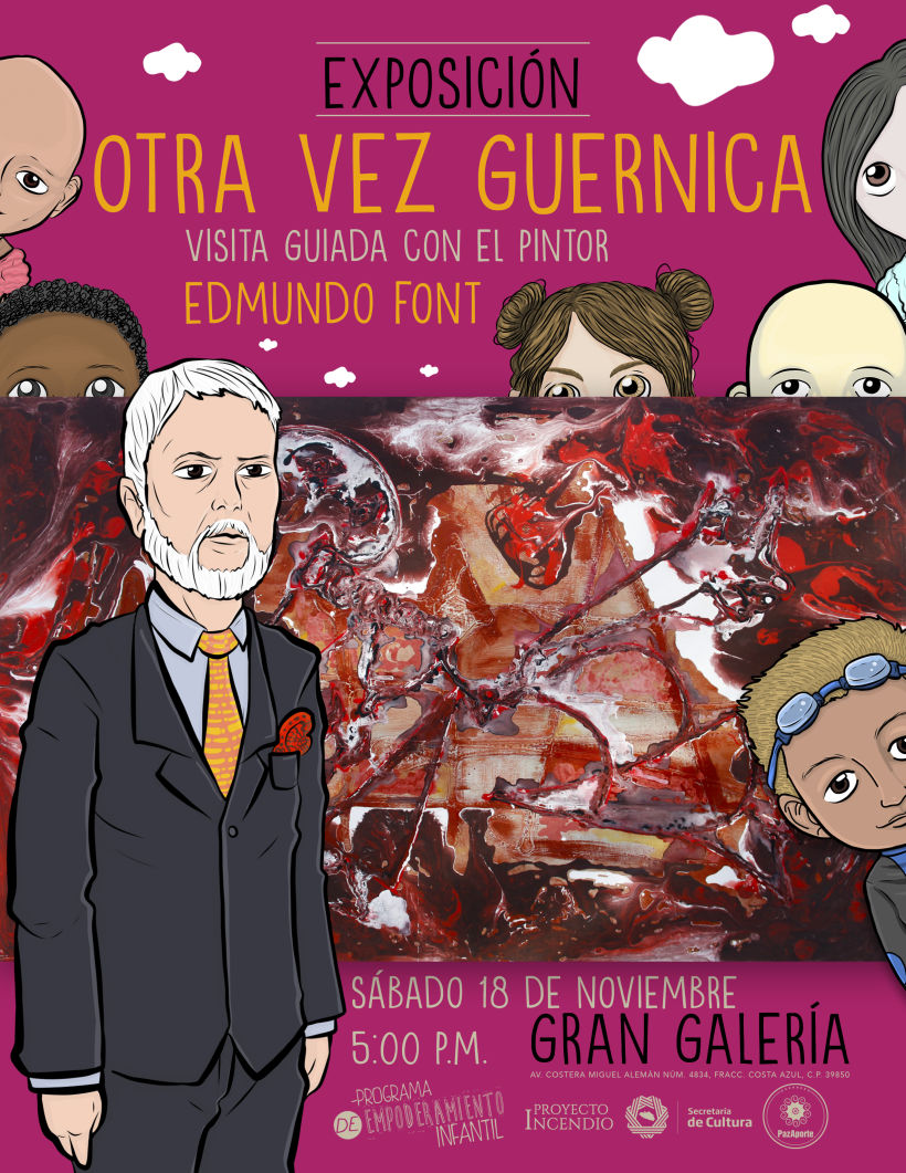 Guernica, Picasso y Edmundo Font / Programa de Empoderamiento Infantil / Programa #PazAporte Guerrero 0